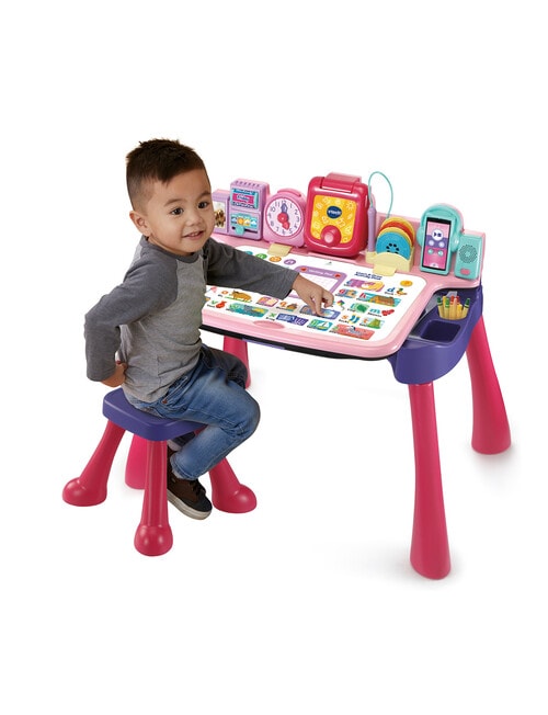 Vtech Learn and Draw Activity Desk, Pink product photo View 12 L