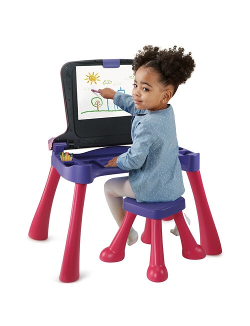 Vtech Learn and Draw Activity Desk, Pink product photo View 14 L