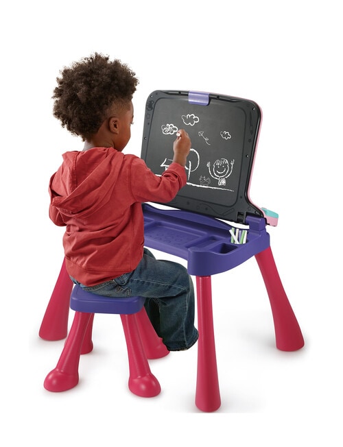 Vtech Learn and Draw Activity Desk, Pink product photo View 15 L