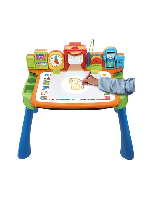 Vtech Learn and Draw Activity Desk, Blue product photo View 04 L