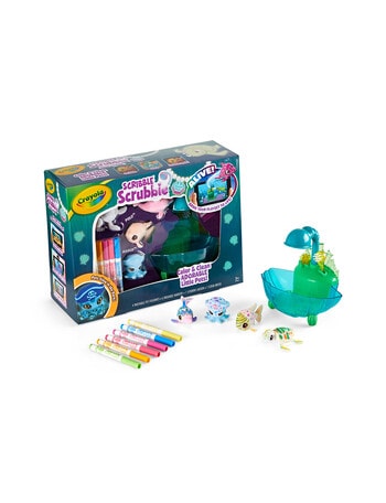 Crayola Scribble Scrubbie, Glow Lagoon Set product photo