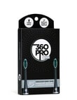 360PRO Evo Regular Soft Brush Head Refills, 2-Pack, Black, 360PROS092 product photo View 02 S