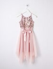 Mac & Ellie Formal Sequin Midi Dress, Rose product photo