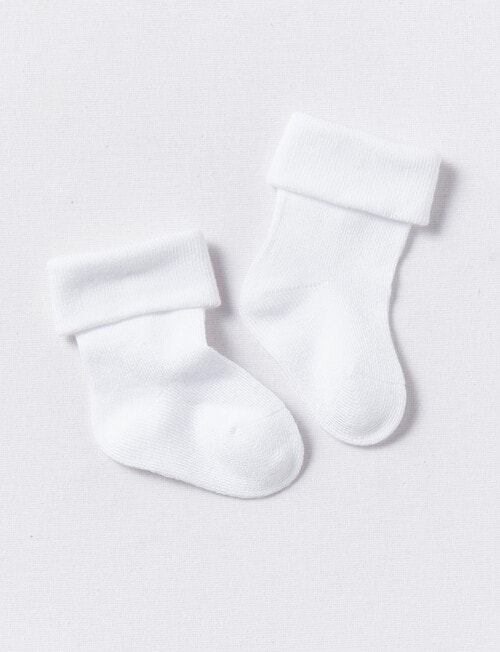 Underworks Modal Socks, 2-Pack, White product photo