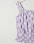 Switch Daisy Shirred Cami Top, Lilac product photo View 02 S