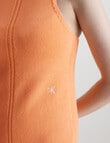 Calvin Klein Knitted Tank Dress, Crushed Orange product photo View 04 S