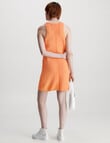 Calvin Klein Knitted Tank Dress, Crushed Orange product photo View 02 S