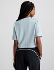 Calvin Klein Short Sleeve Tee, Gray Mist product photo View 02 S