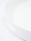 Terrace Journey Round Tray, 30cm, White product photo View 03 S