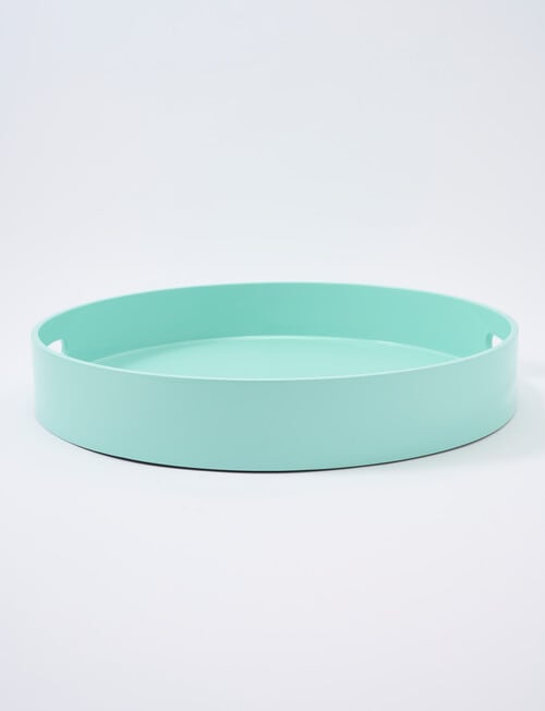 Terrace Journey Round Tray, 30cm, Light Blue product photo View 02 L