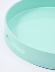 Terrace Journey Round Tray, 30cm, Light Blue product photo View 03 S