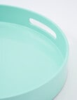 Terrace Journey Round Tray, 30cm, Light Blue product photo View 04 S