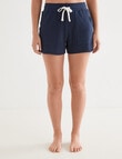 Mineral Lounge Rib Short, Midnight product photo View 04 S