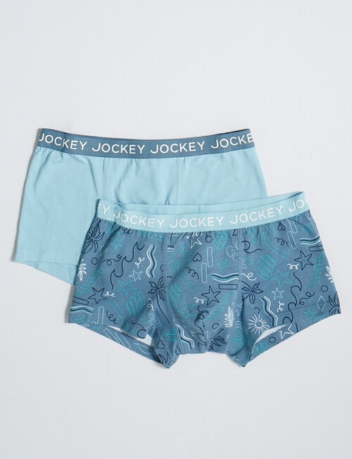 Jockey Trunks, Tropical Squiggle, 2-Pack, 4-16 product photo