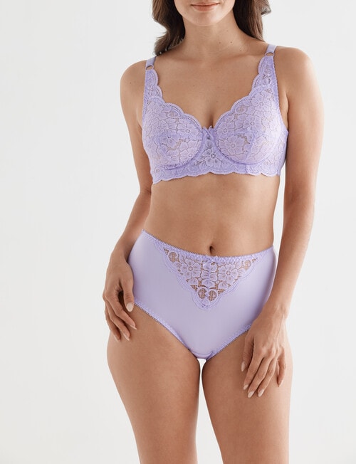 Caprice Lily Full Brief, Lavender, 12-22 product photo View 03 L