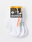 Bonds Logo No-Show Sock, 3-Pack, Assorted product photo View 02 S