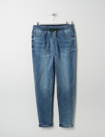 No Issue Denim Jogger, Mid Blue product photo