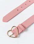 Switch Heart Belt, Dusty Pink product photo View 02 S