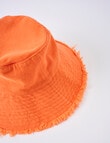 Switch Frayed Edge Bucket Hat, Orange product photo View 02 S