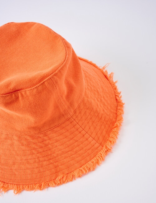 Switch Frayed Edge Bucket Hat, Orange product photo View 02 L