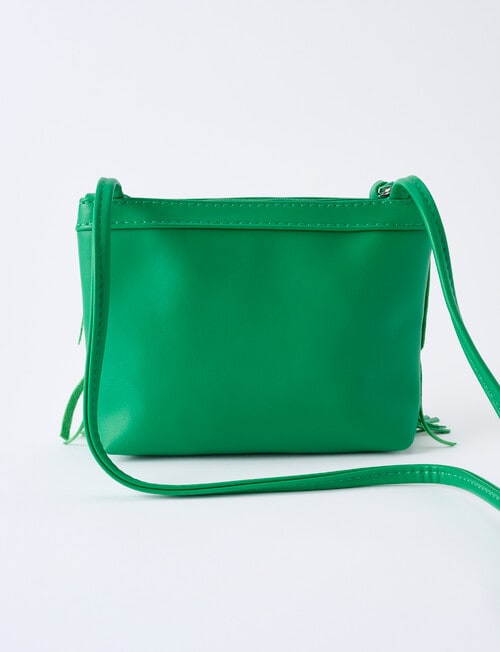 Switch Fringe Cross Body Bag, Emerald product photo View 02 L