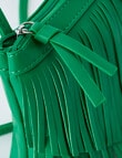 Switch Fringe Cross Body Bag, Emerald product photo View 04 S