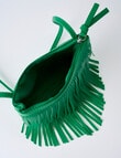 Switch Fringe Cross Body Bag, Emerald product photo View 05 S