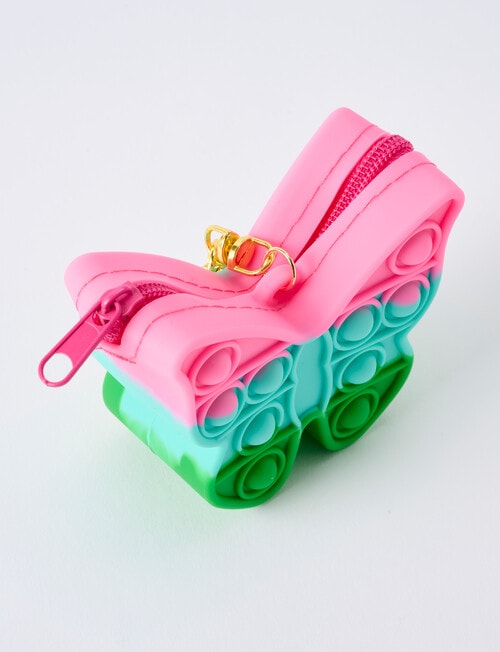 Switch Butterfly Push Pop Purse, Green Trio product photo View 02 L