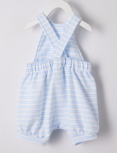 Little Bundle By the Sea Terry Romper, Blue product photo View 02 L