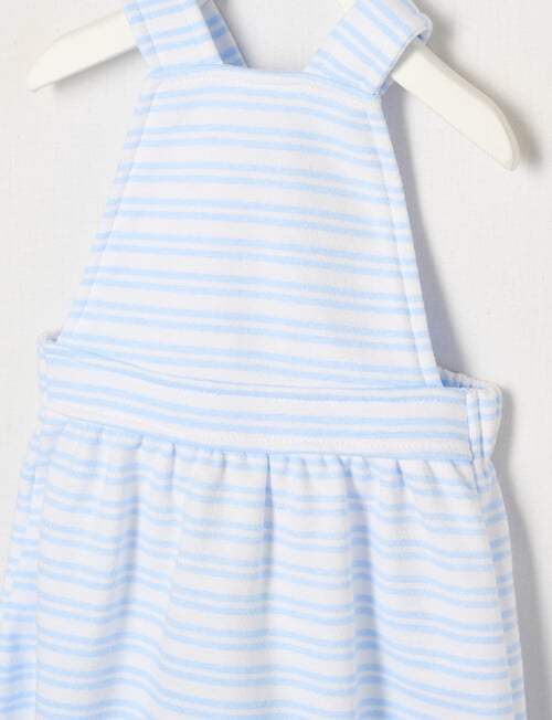 Little Bundle By the Sea Terry Romper, Blue product photo View 03 L