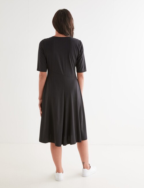 Jigsaw Jewel Dress, Black Midi Dresses