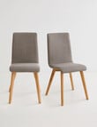 Marcello&Co Tulsa Dining Chair, Grey, Set of 2 product photo
