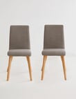 Marcello&Co Tulsa Dining Chair, Grey, Set of 2 product photo View 05 S