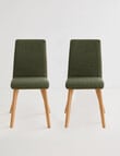 Marcello&Co Tulsa Dining Chair, Green, Set of 2 product photo View 05 S