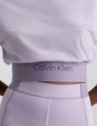 Calvin Klein Short Sleeve Tee with Band, Pastel Lilac product photo View 04 S