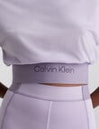 Calvin Klein Short Sleeve Tee with Band, Pastel Lilac product photo View 04 S