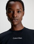 Calvin Klein Short Sleeve Tee, Black Beauty product photo View 04 S