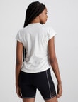 Calvin Klein Short Sleeve Tee, Vaporous Gray product photo View 02 S