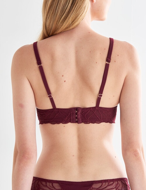 Acapella Celeste Push Up Bra, Burnt Crimson, 10B-16D product photo View 02 L