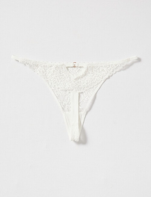 Acapella Felice G-String, Ivory, 8-16 product photo View 02 L