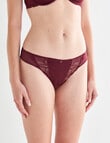 Acapella Celeste Bikini Brief, Burnt Crimson, 8-16 product photo