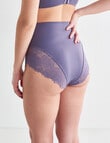 Lyric Dawn Lace Full Brief, Purple Sage product photo View 02 S