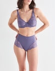 Lyric Dawn Lace Full Brief, Purple Sage product photo View 03 S