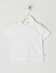 Teeny Weeny Rib Short Sleeve Tee, Vanilla product photo