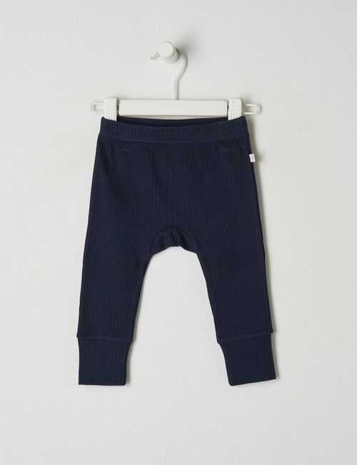 Teeny Weeny Rib Pant, Navy product photo