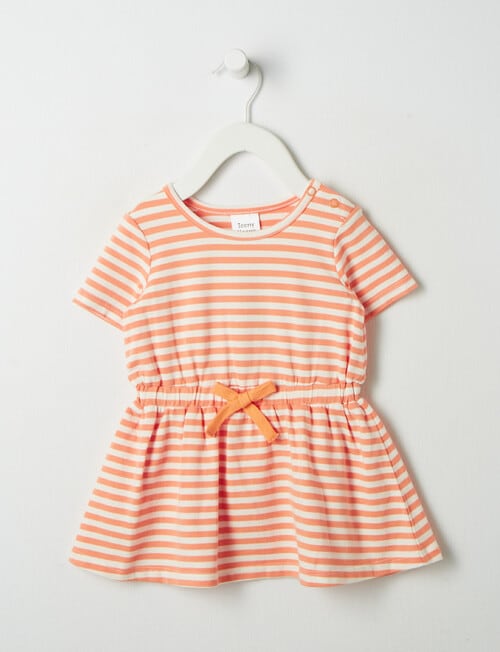 Teeny Weeny In Bloom Stripe Knit Dress, Orange product photo