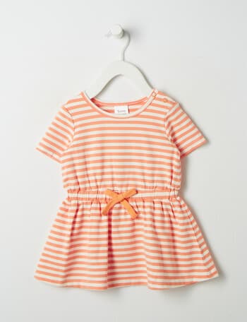 Teeny Weeny In Bloom Stripe Knit Dress, Orange product photo