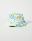 No Issue Tie Dye & Lime Reversible Bucket Hat, Purple T product photo View 03 S