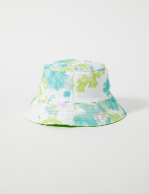 No Issue Tie Dye & Lime Reversible Bucket Hat, Purple T product photo View 03 L