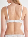 Lyric Juliet Push Up Bra with Lace, White product photo View 02 S